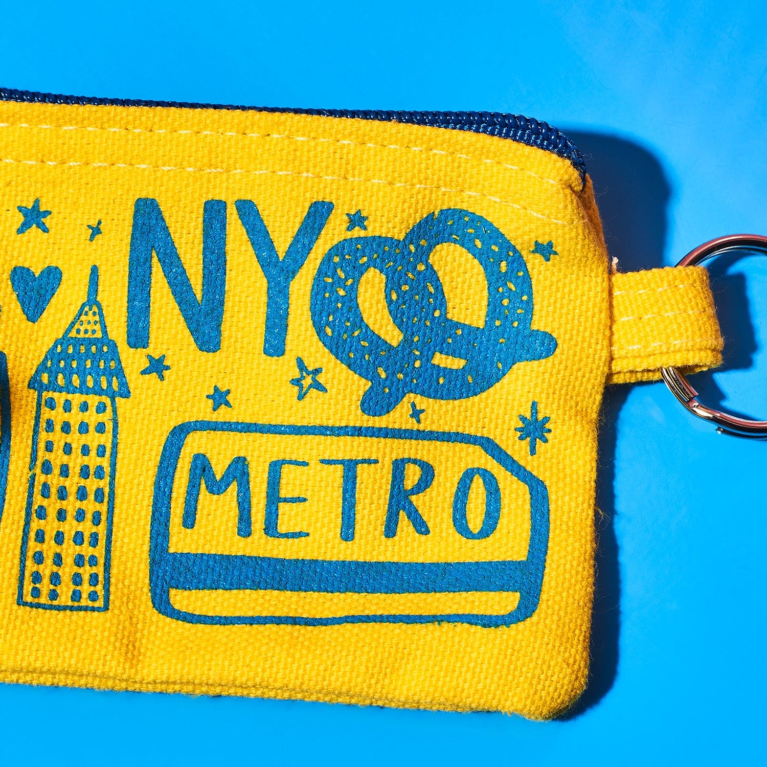 New York Zipper Card Pouch Keyring 0523 - Nycstories - Q223