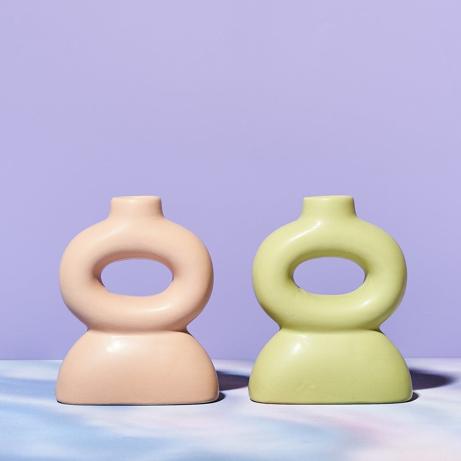 Stone Taper Candle Holder Ah2506a 0822 - Candle - Q322 -