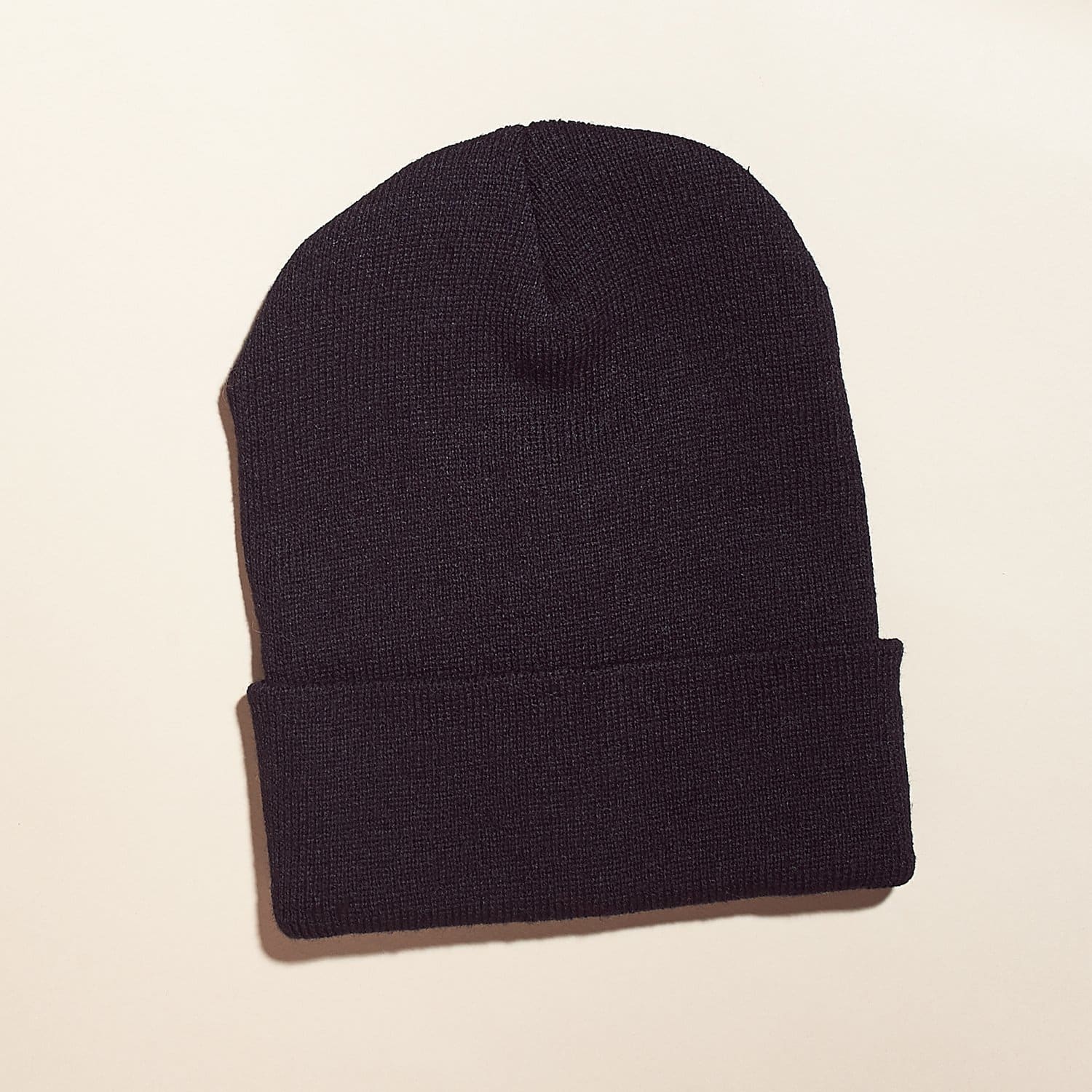 Black Beanie Basic Beanie - Basics - Black Hat - Vif Acc