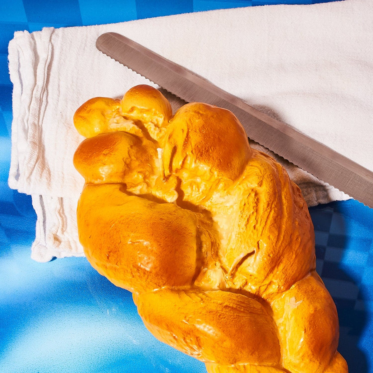 Braided Bread Candle I-882 Baguette Candle - Bread - Carbs -