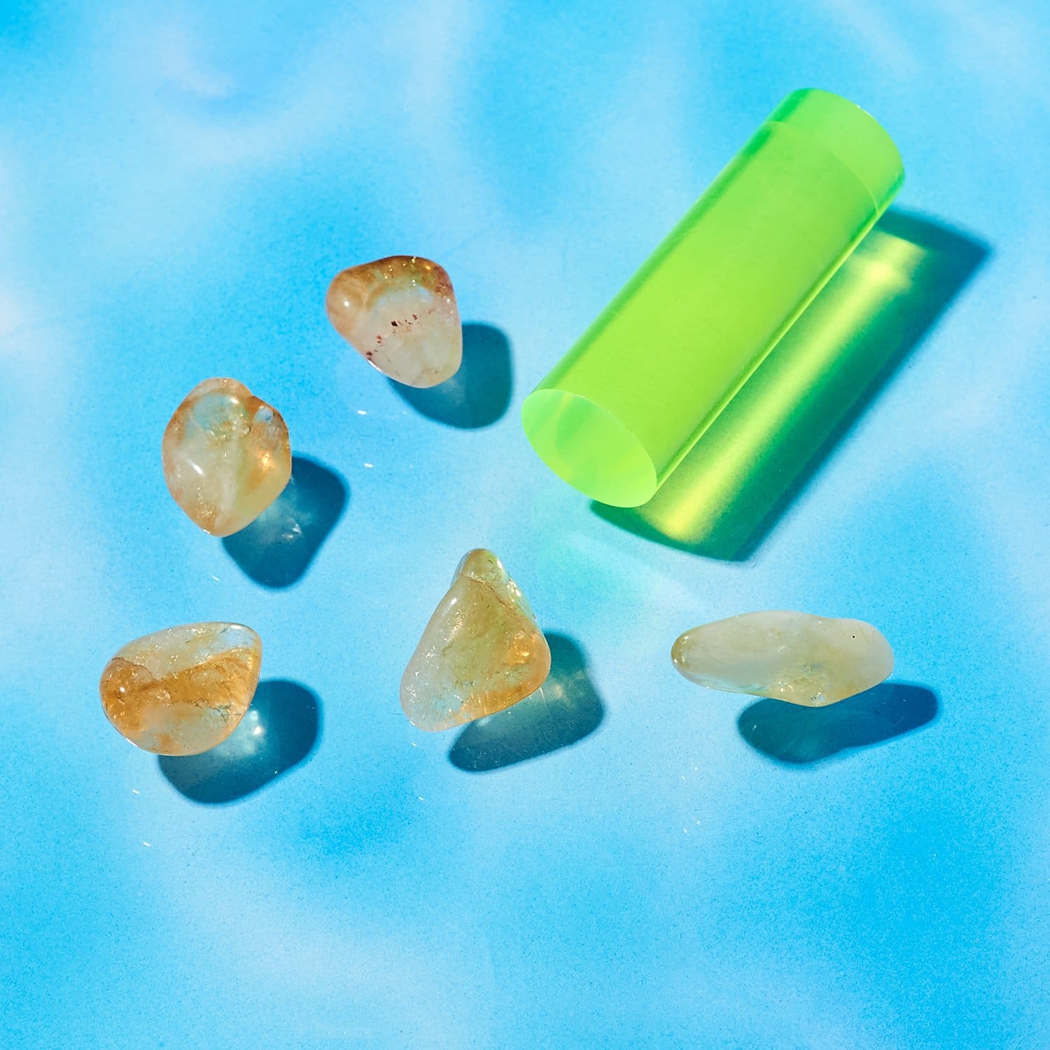 Web only Small Tumbled Crystal Citrine Crystal -