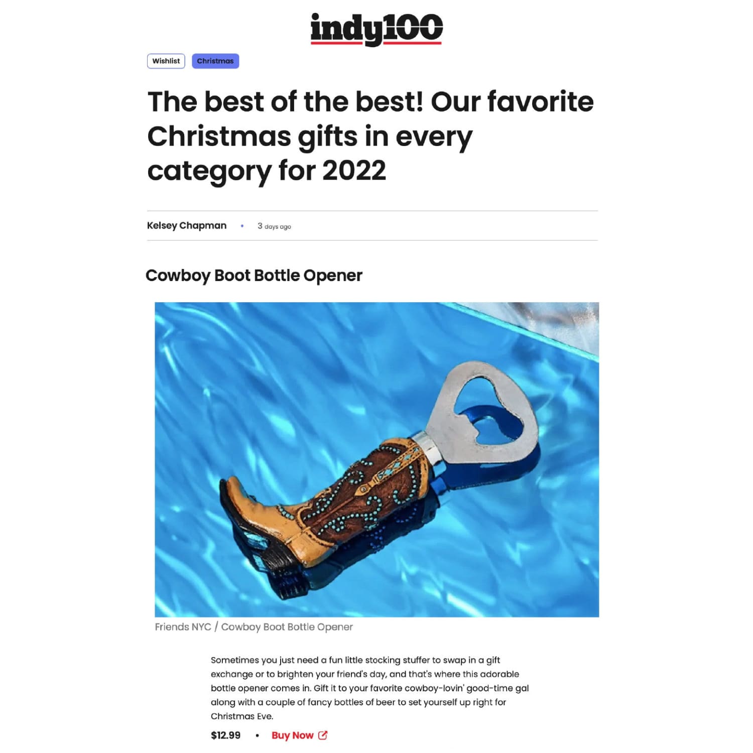 Cowboy Boot Bottle Opener Bottle Opener - Cocktails