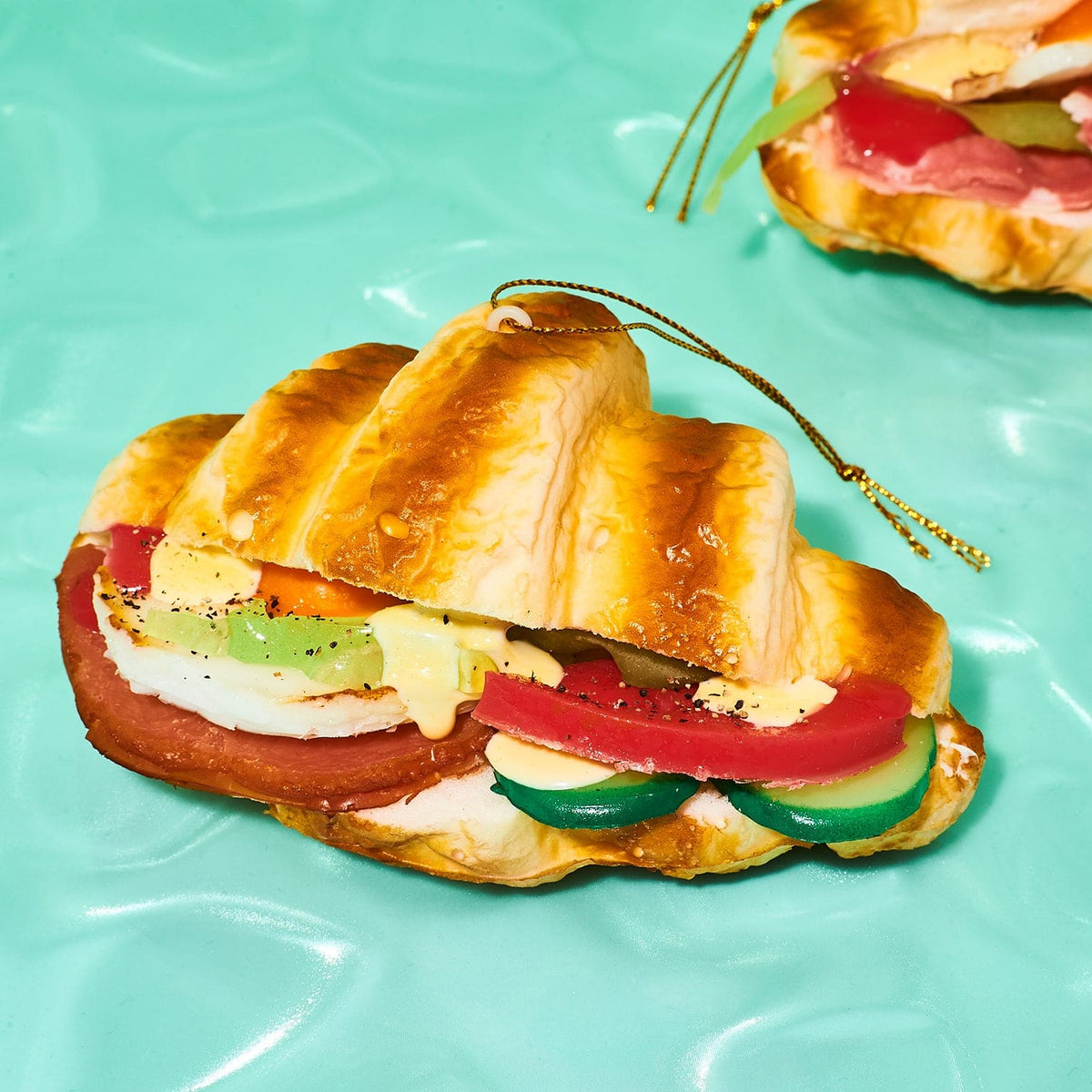 Bread Sandwich Ornament 0722 - Holiday22 - Sandwichesbutter