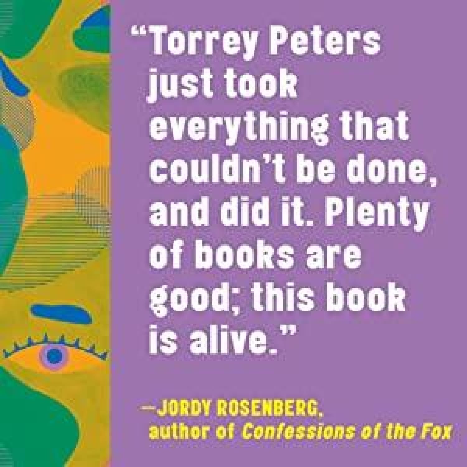 Detransition Baby by Torrey Peters Bookclub