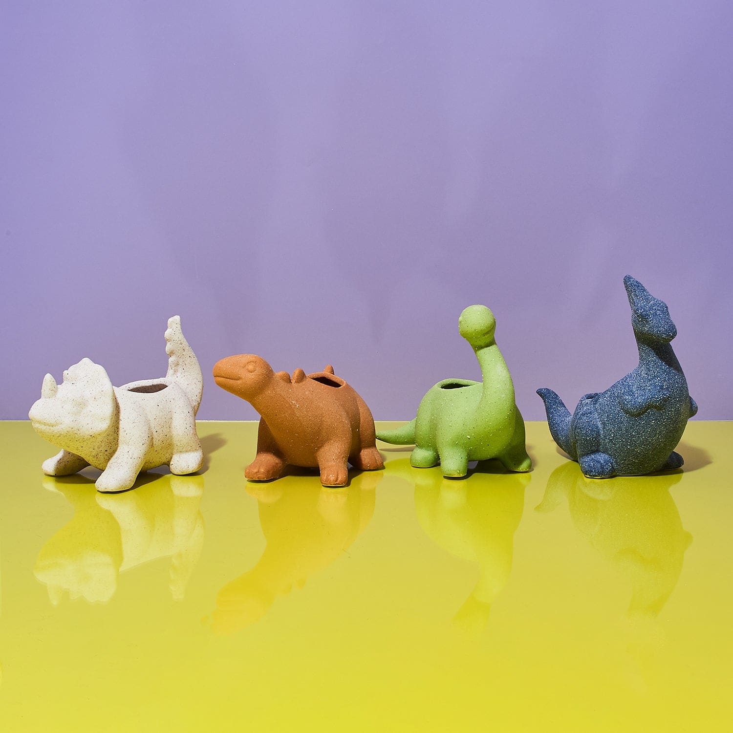 Dinosaur Plant Pot Asst Em2081 Animal Planter - Dinosaur -