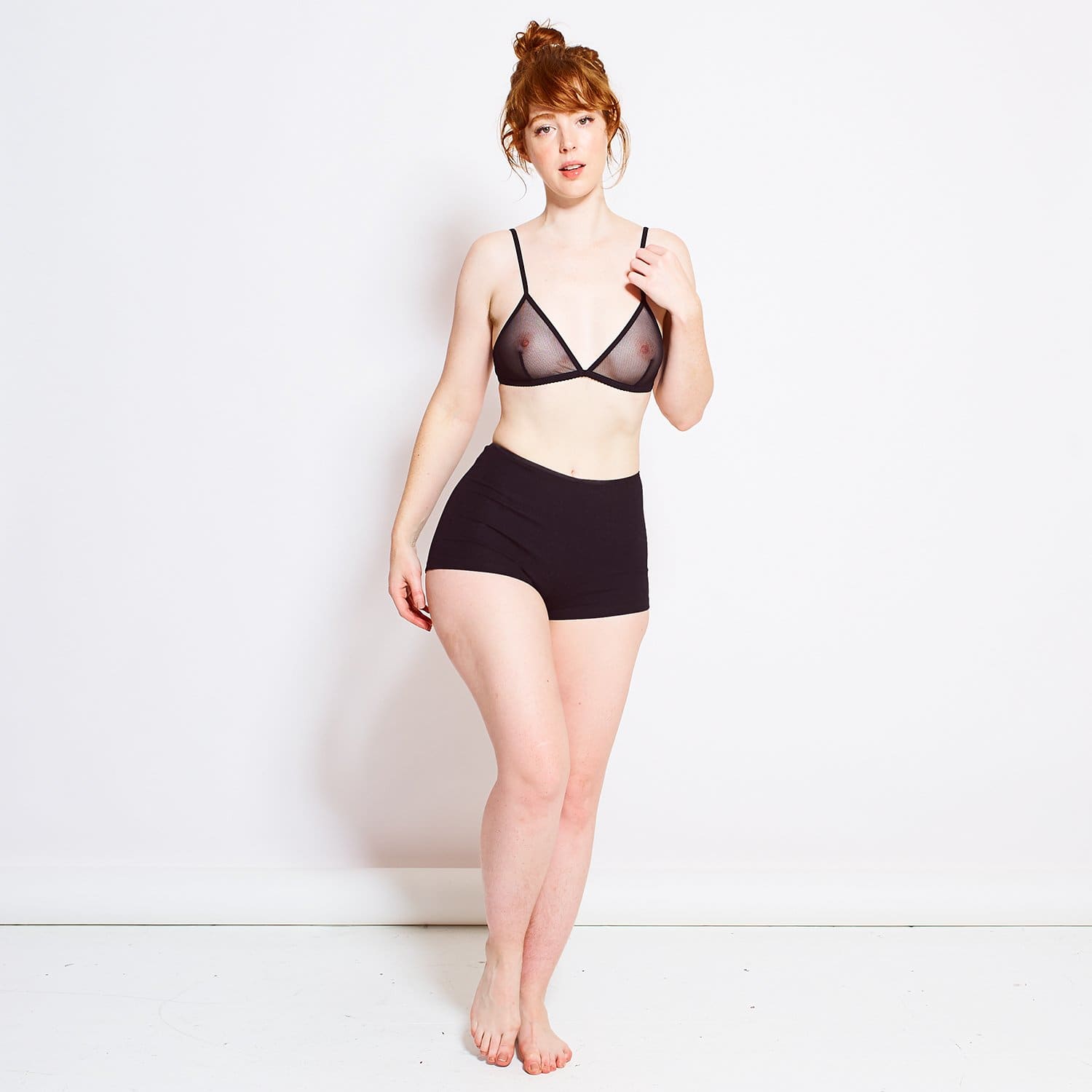 Fishnet Bralette - Black Bra, Fishnet, Friends Nyc, Lingerie