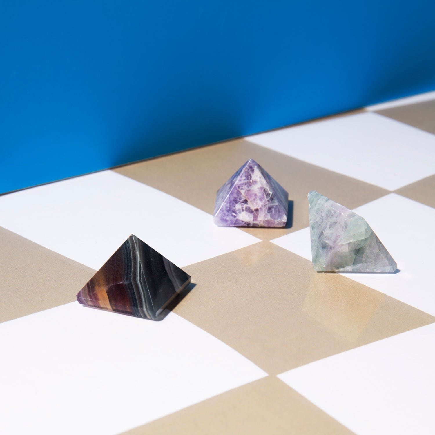 Fluorite Pyramid Small Crystal - Shoppe - Getreal