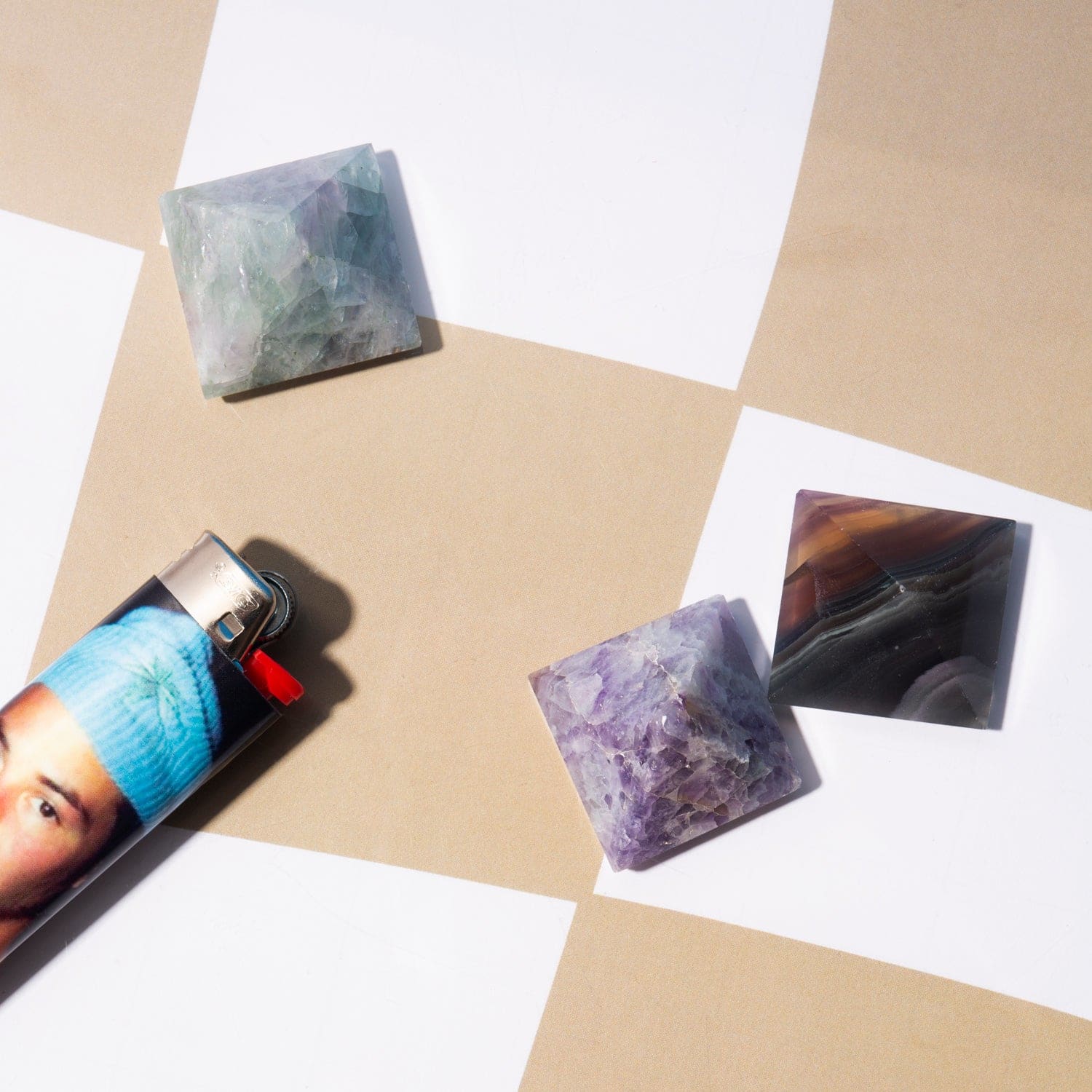 Fluorite Pyramid Small Crystal - Shoppe - Getreal