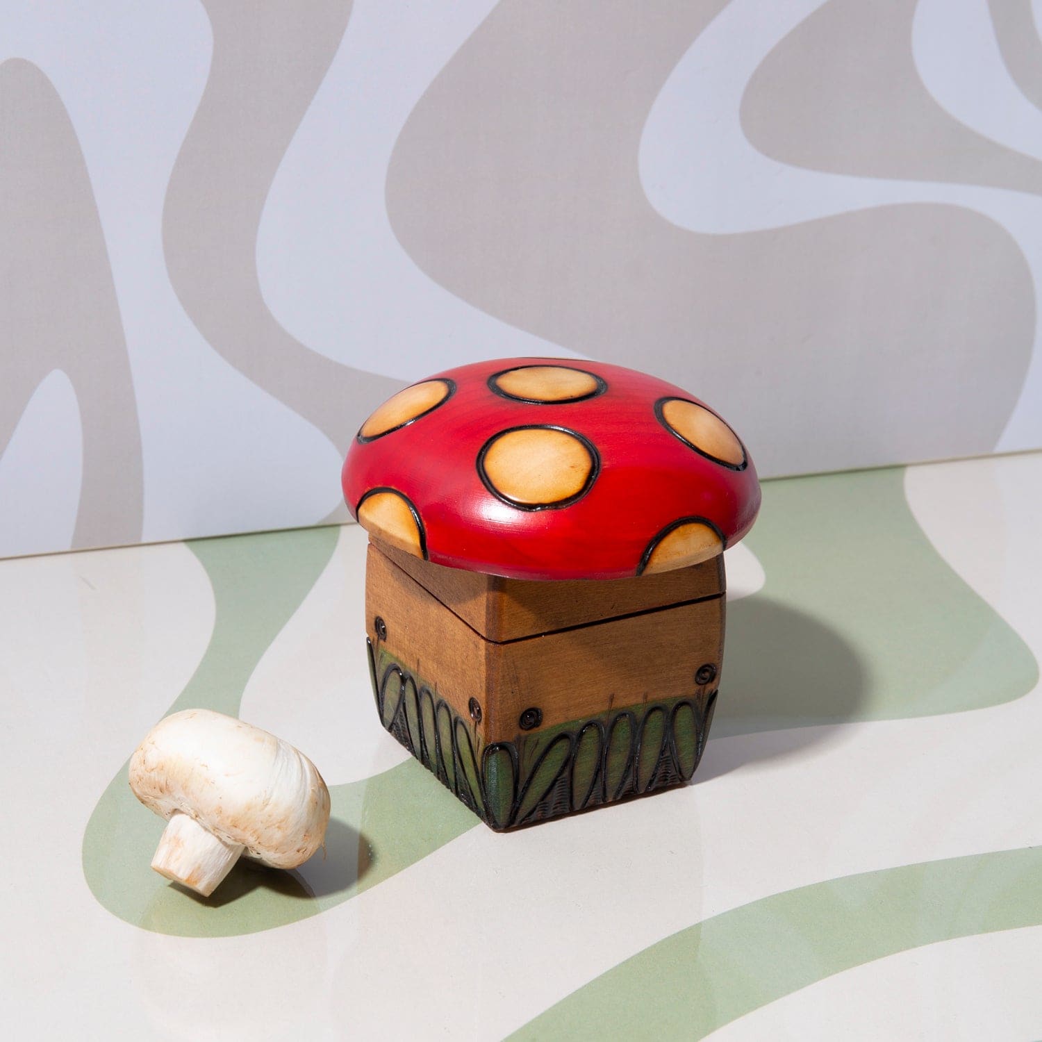 Handmade Mushroom Box 7282 Box - Mushroom - Shroompower