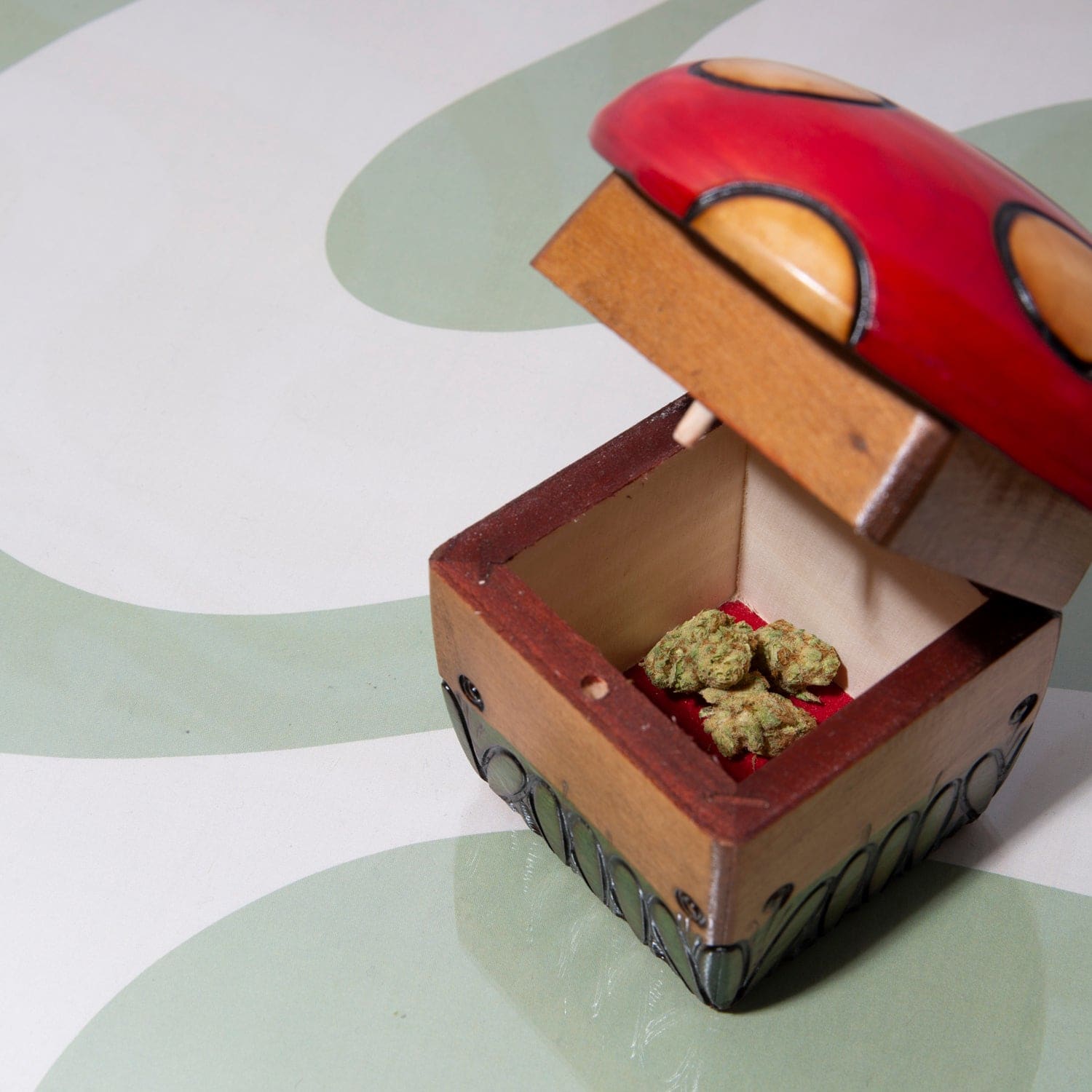 Handmade Mushroom Box 7282 Box - Mushroom - Shroompower