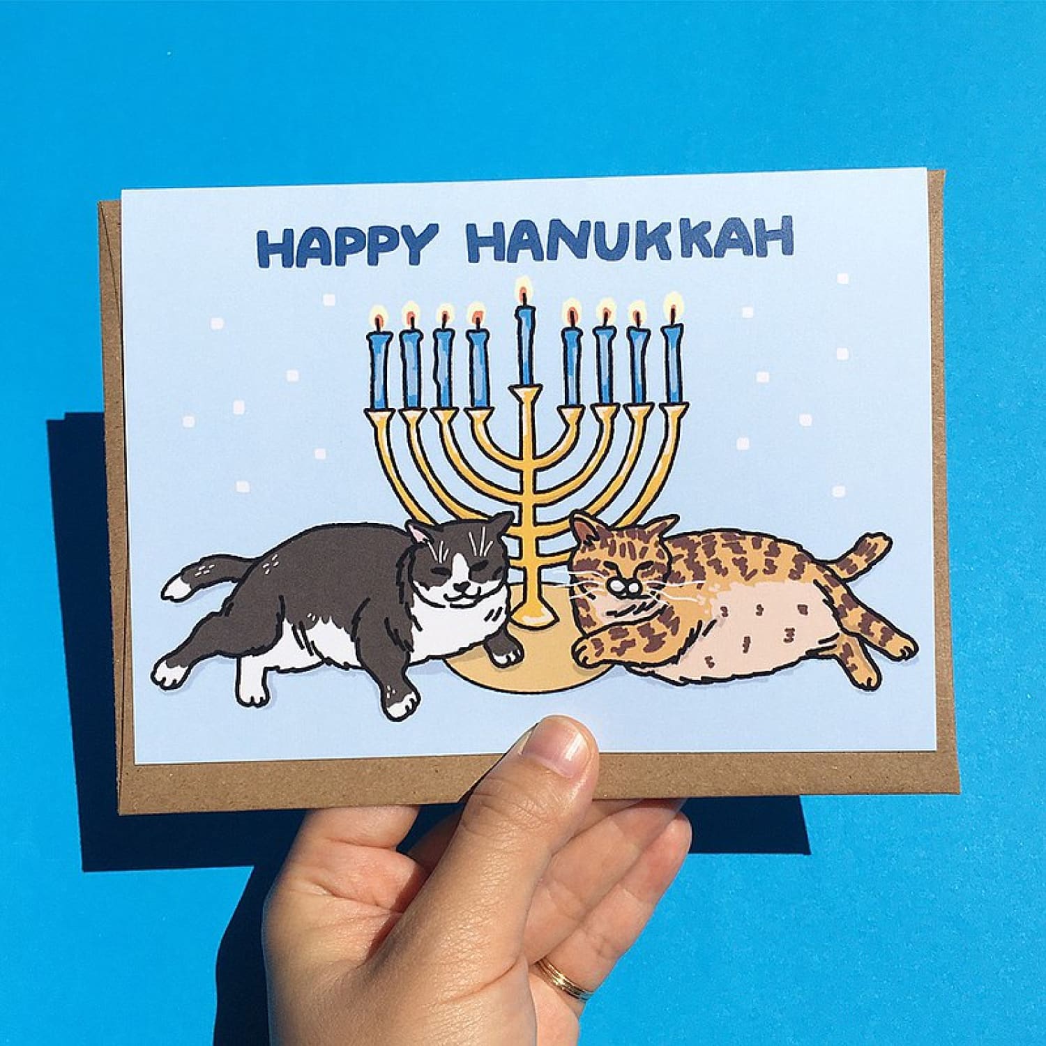 Ping Hatta Holiday Card Hanukka Groupbycolor -