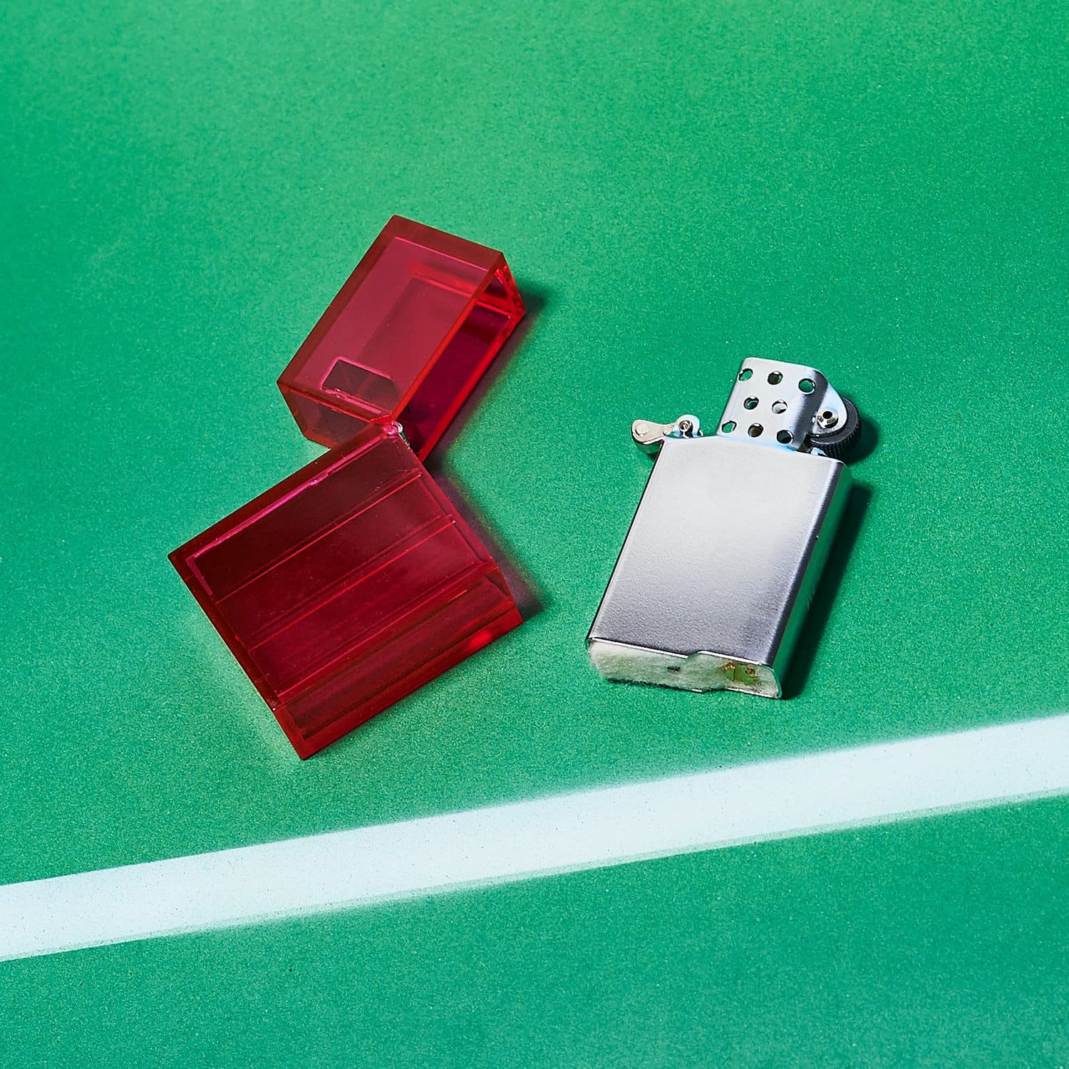 Hard Edge Lighter Aesthetic - Classic - Clear - Hard -