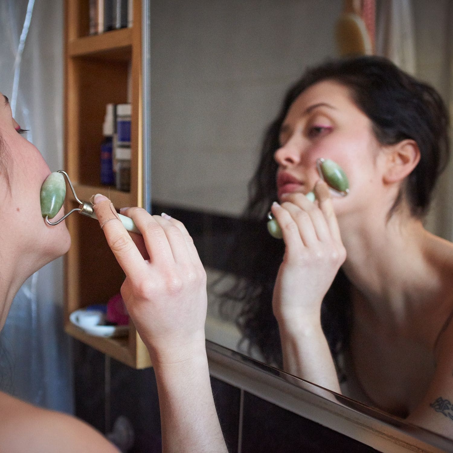Jade Facial Roller Anti Aging, Beauty Product, Facial