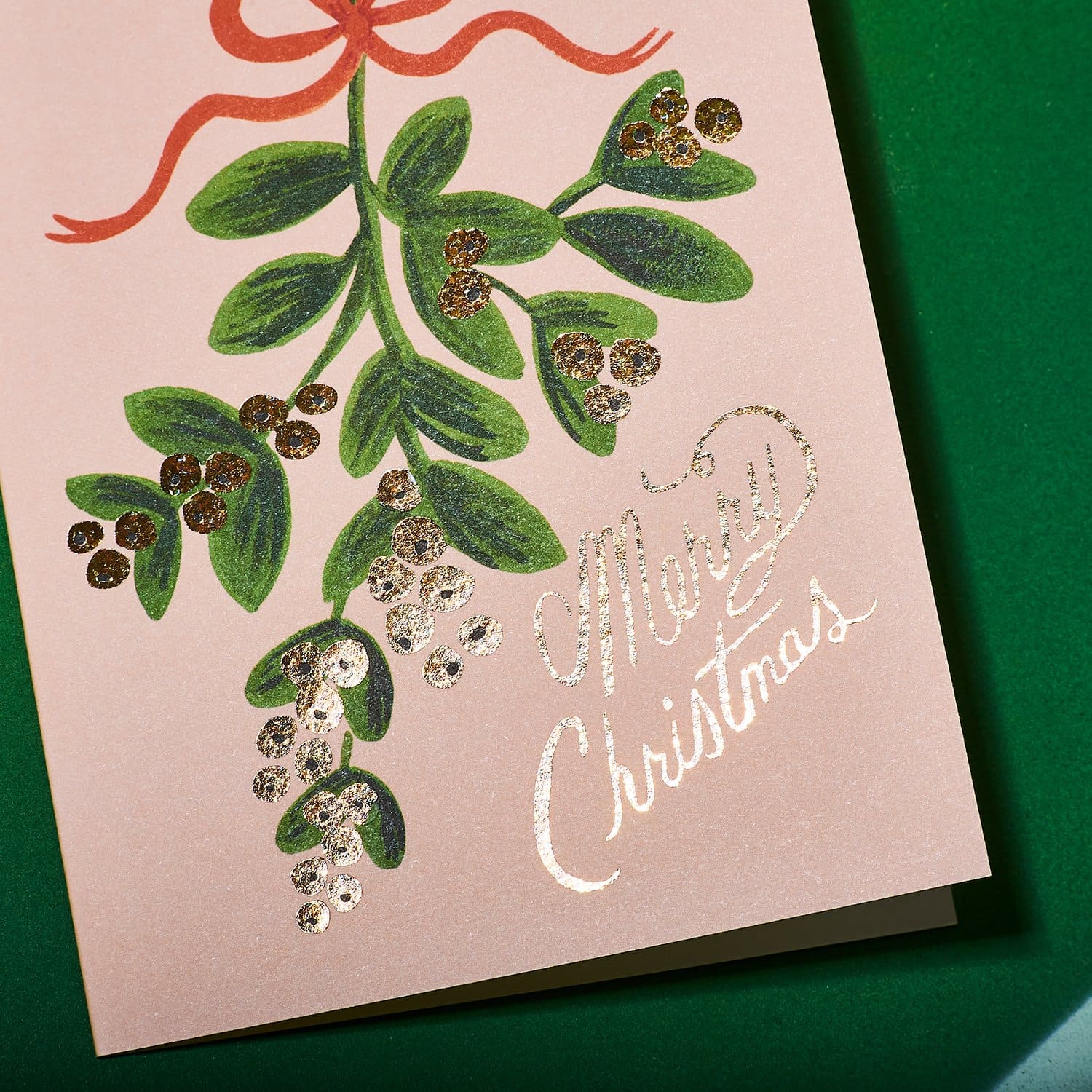 Mistletoe Merry Christmas Holiday Card Cardsholiday -
