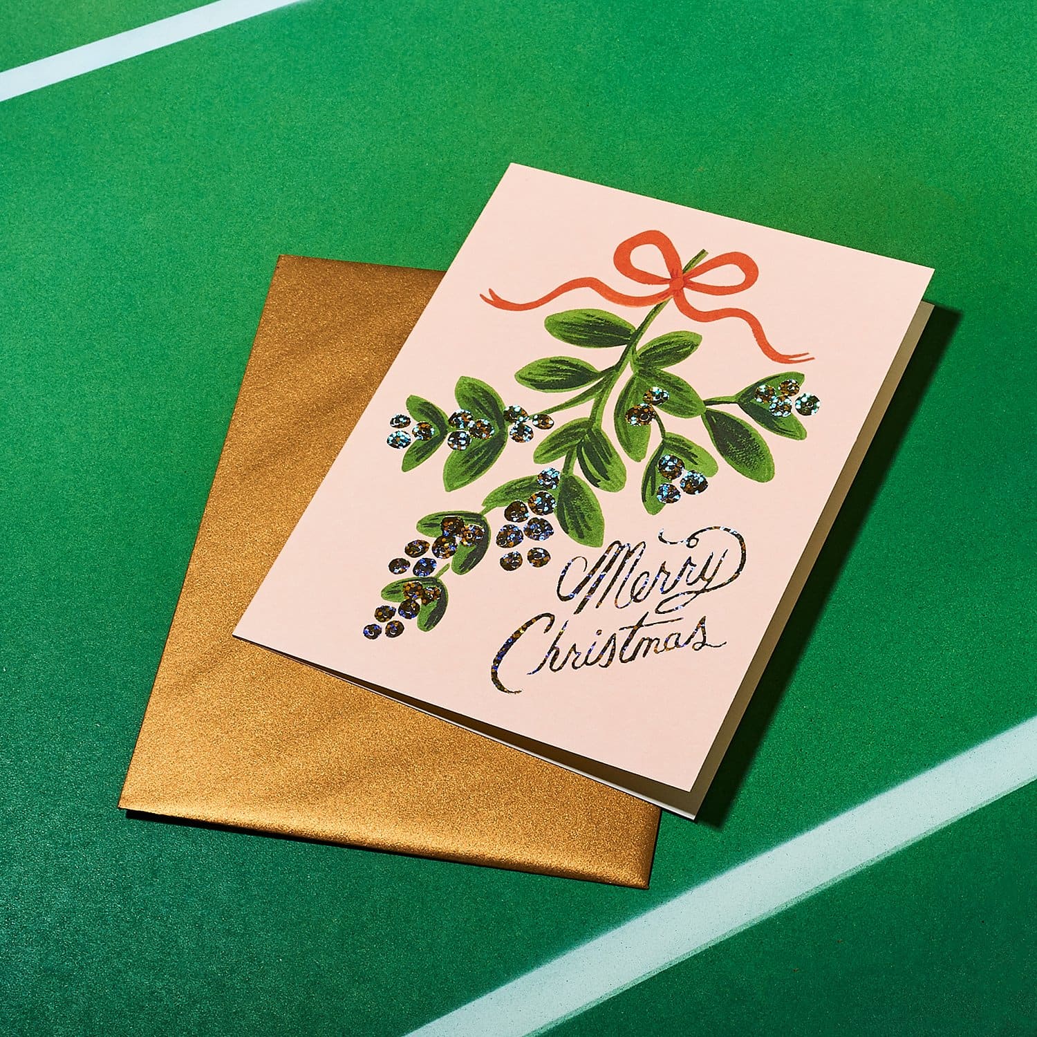 Mistletoe Merry Christmas Holiday Card Cardsholiday -