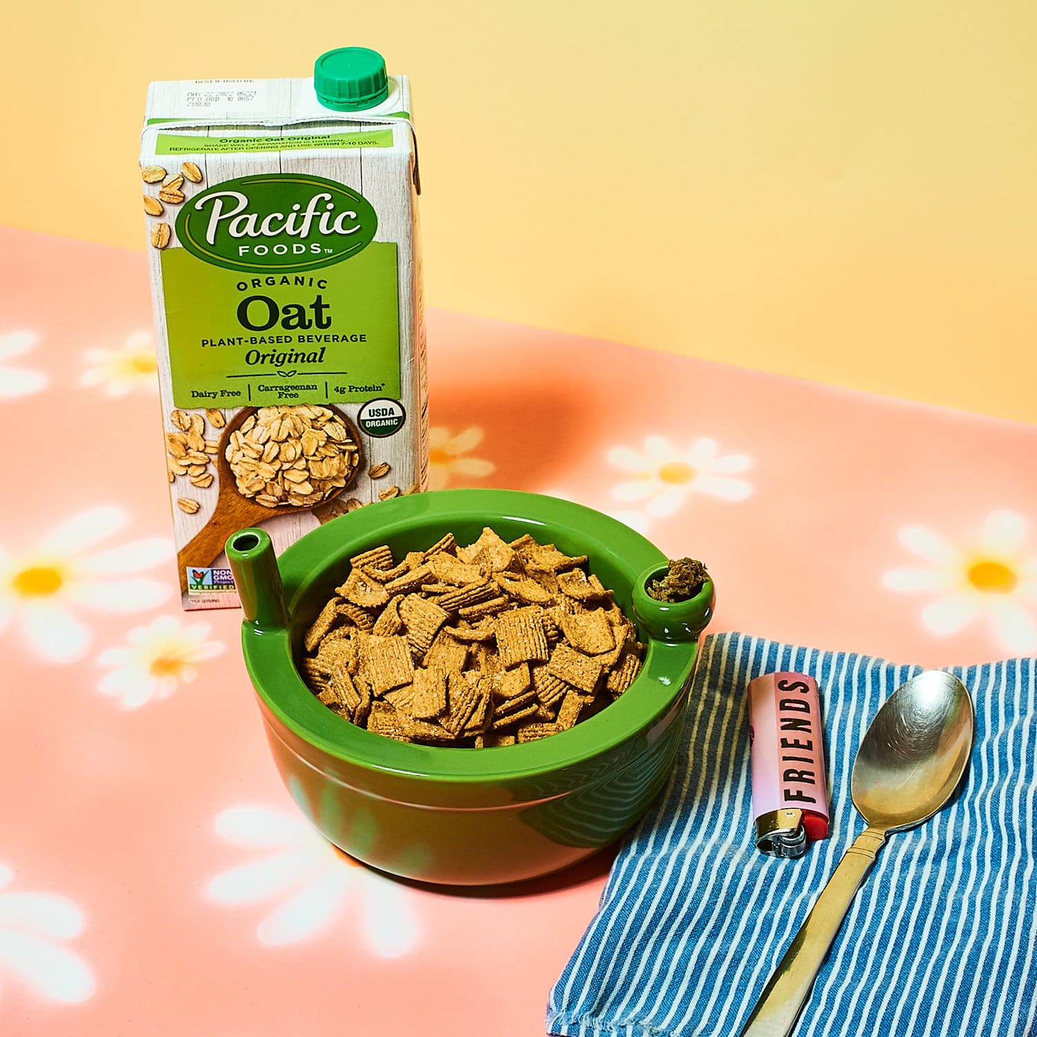 Roast and Toast Cereal Bowl Green Friendsbffroast