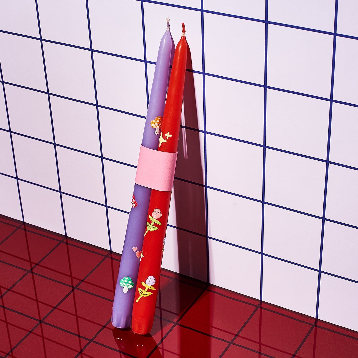 Friends X Sacha Raps Custom Taper Candles - Set of 2