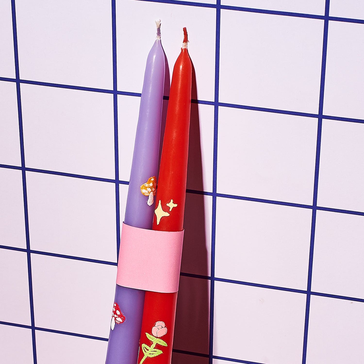 Friends X Sacha Raps Custom Taper Candles - Set of 2