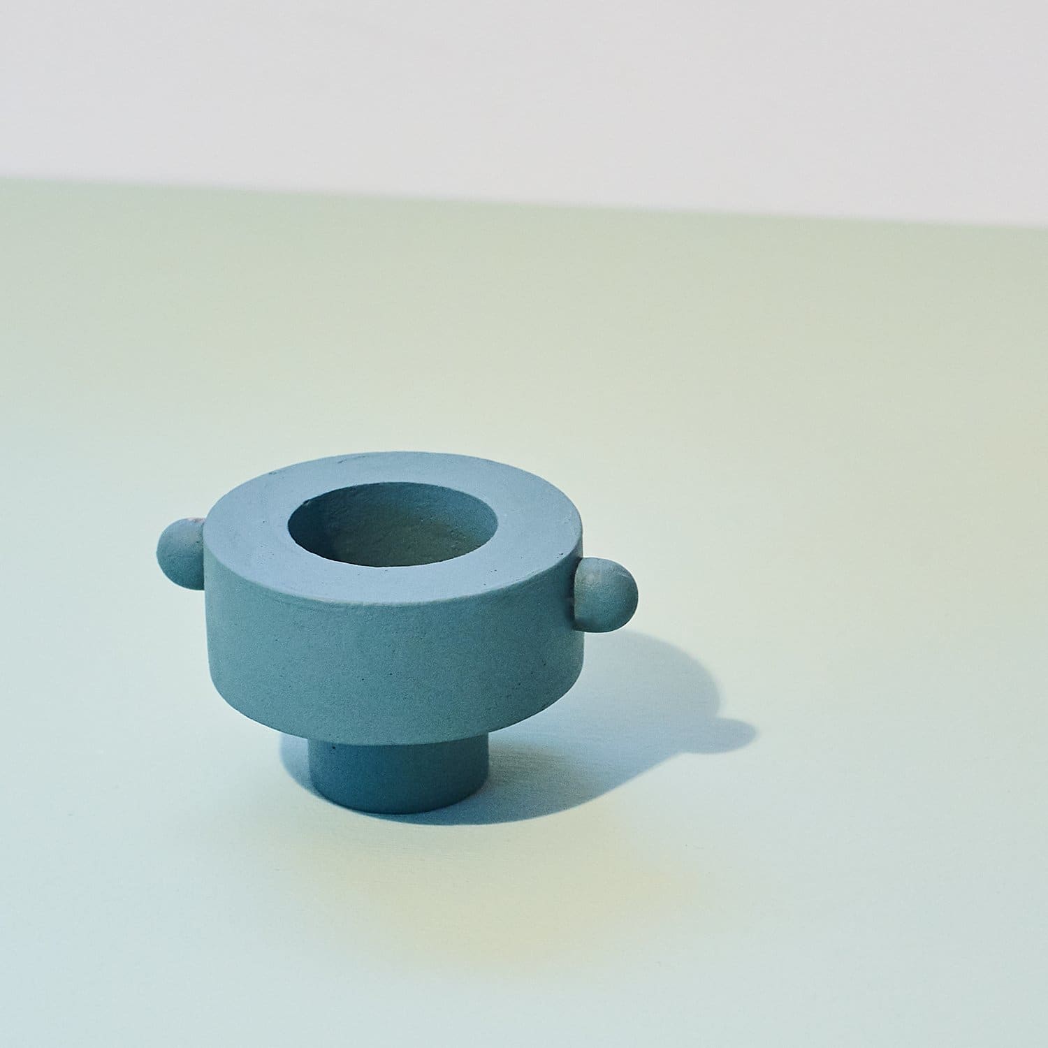 Taper & Tea Light Candle Holder - Green Candle Holder -