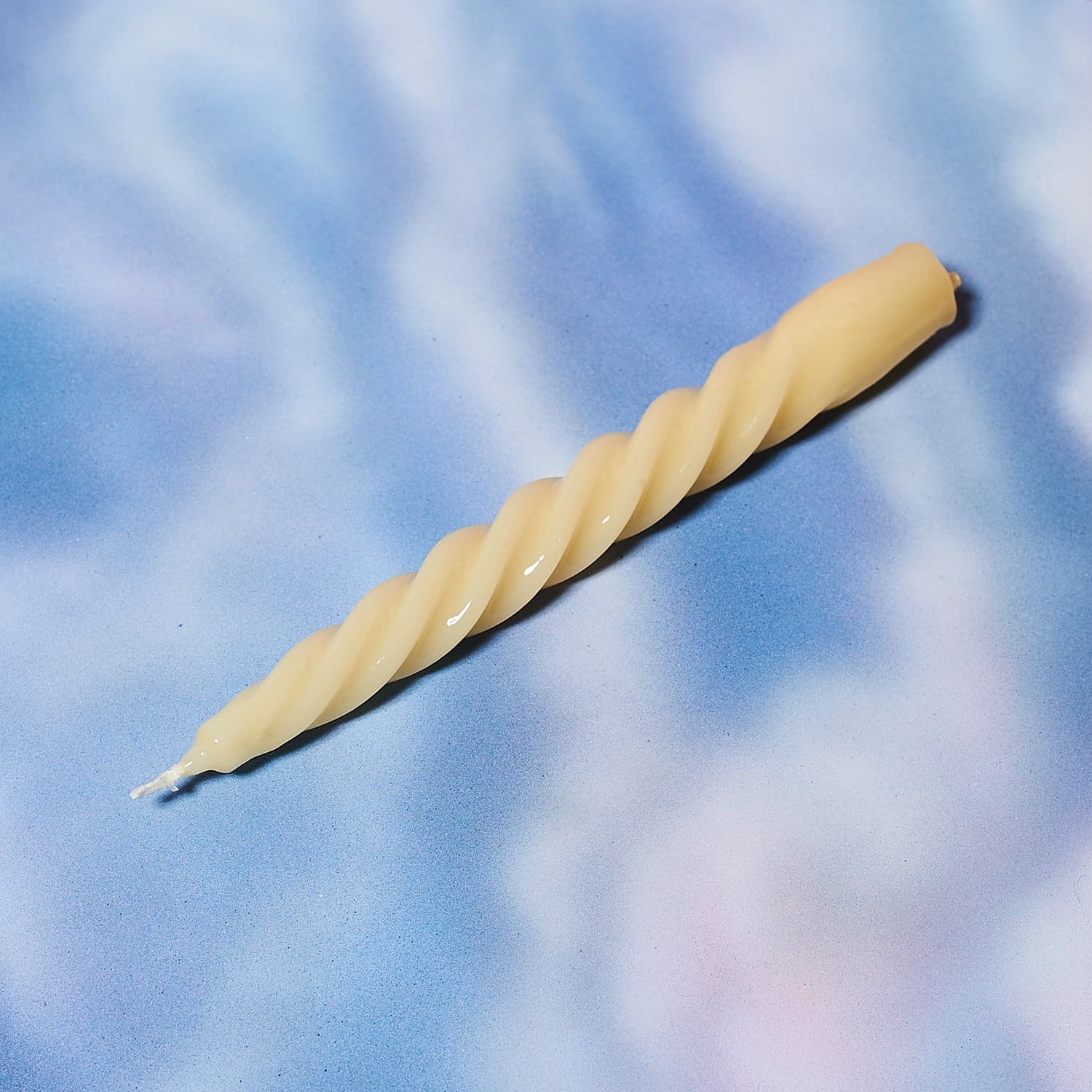 Twisted Candle Ivory Torciglione D47r Candle - Taper -