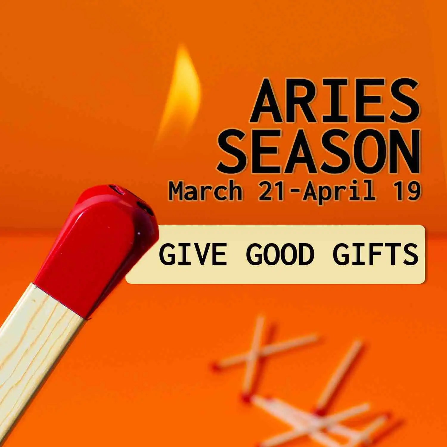 Gifts for Aries Season - March 21st through April 19th