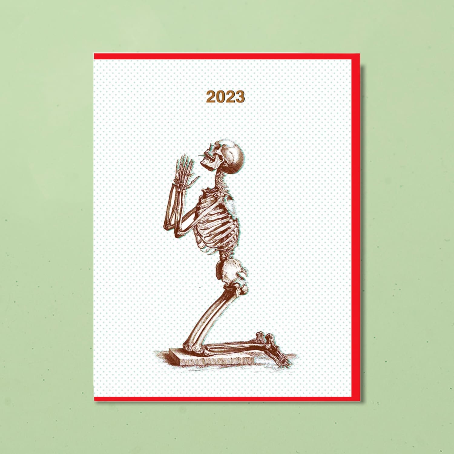 Smitten Kitten Holiday Lp Card 2023 Skeleton Tf-2023 0922 - 