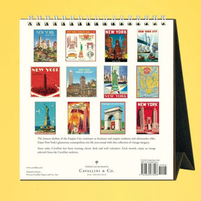 2024 Monthly Desk Calendar - Vintage Nyc Calendar