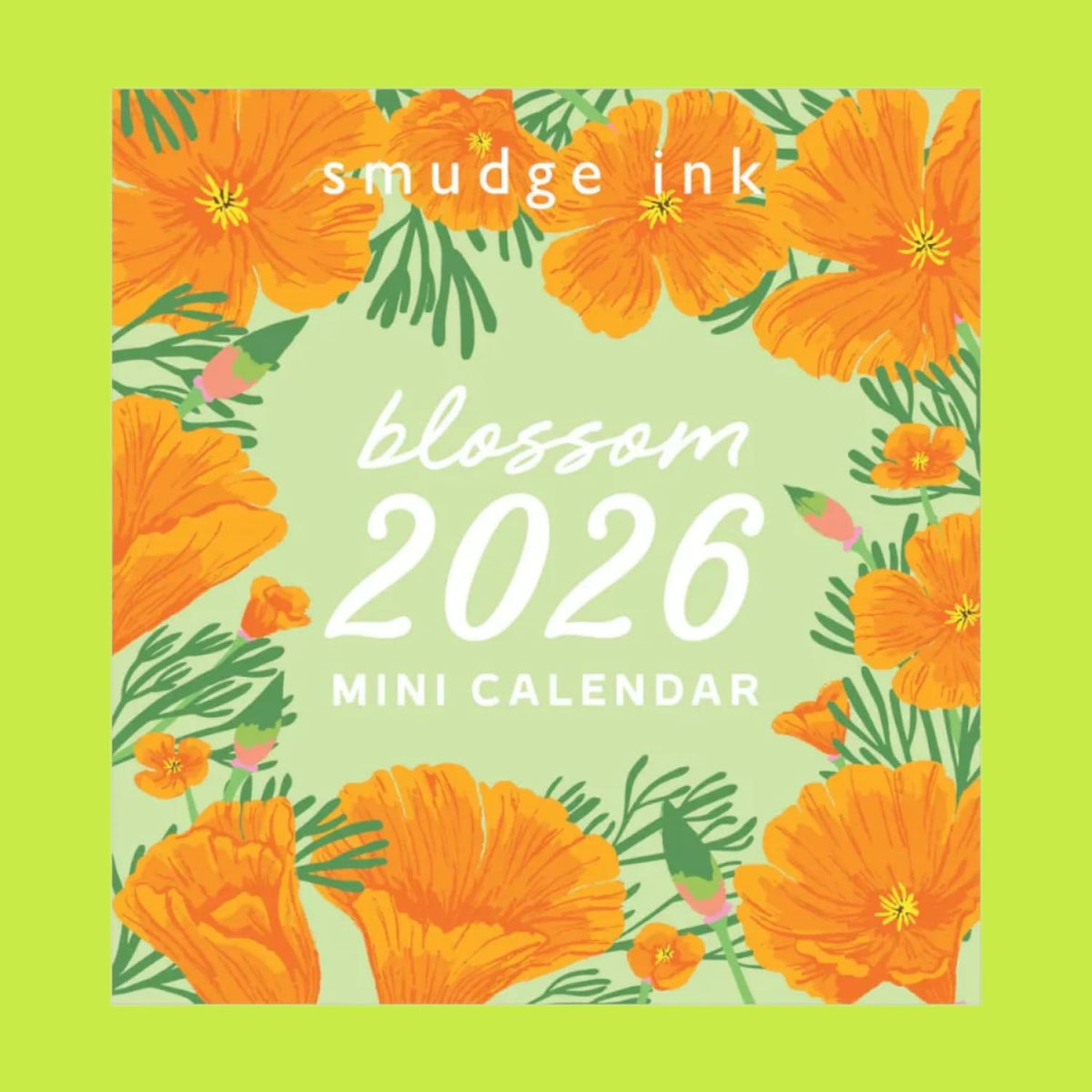 2026 Blossom Mini Calendar Calendar - Calendar26 - Cute