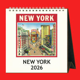 2026 New York Desk Calendar Cavallini Calendar Calendar26