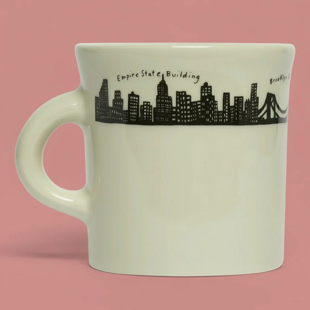 212 Skyline - Diner Mug - Friends Nyc Brooklyn Ny