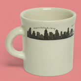 212 Skyline - Diner Mug - Friends Nyc Brooklyn Ny