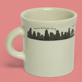 212 Skyline - Diner Mug - Friends Nyc Brooklyn Ny