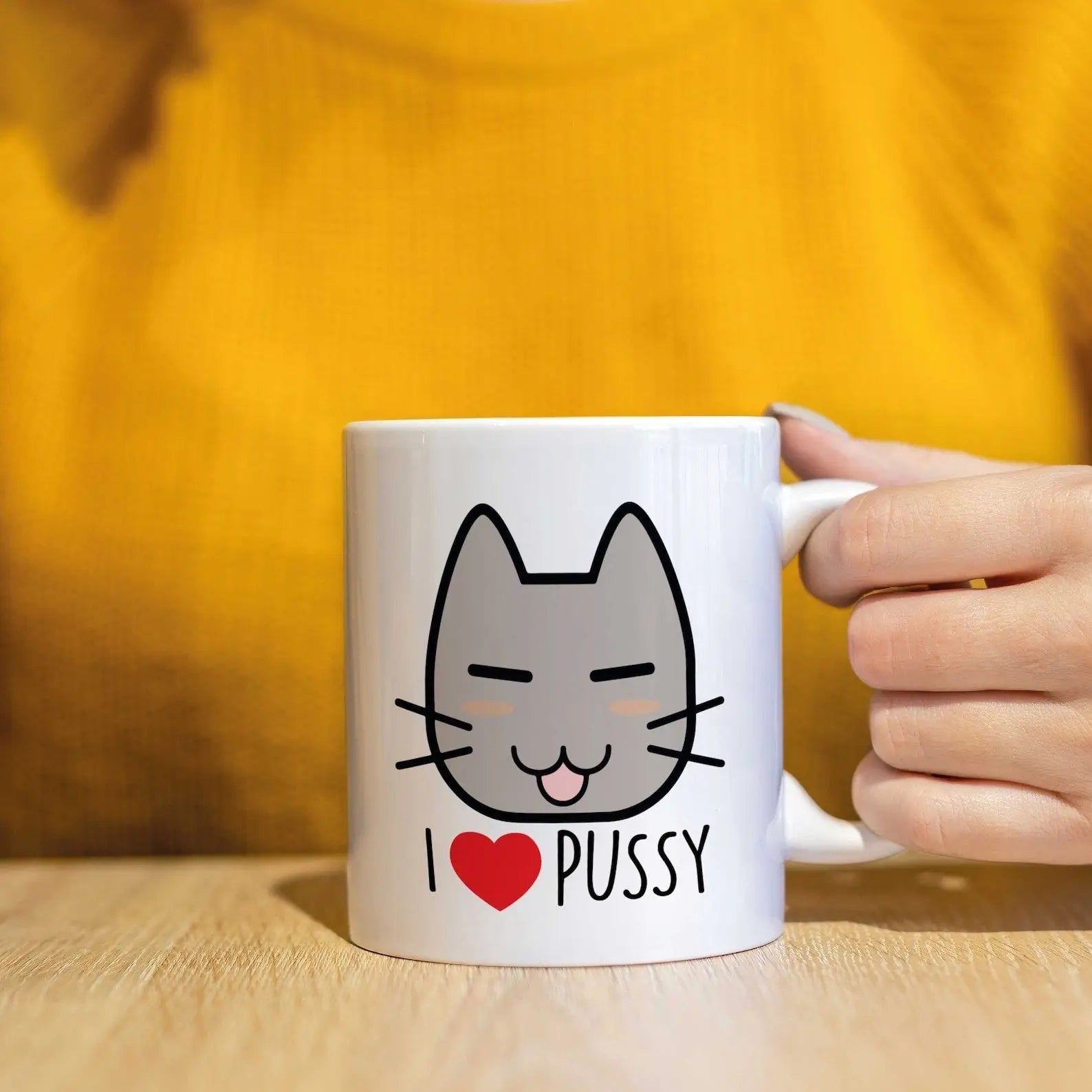 I Love Pussy Mug | Friends Nyc Brooklyn