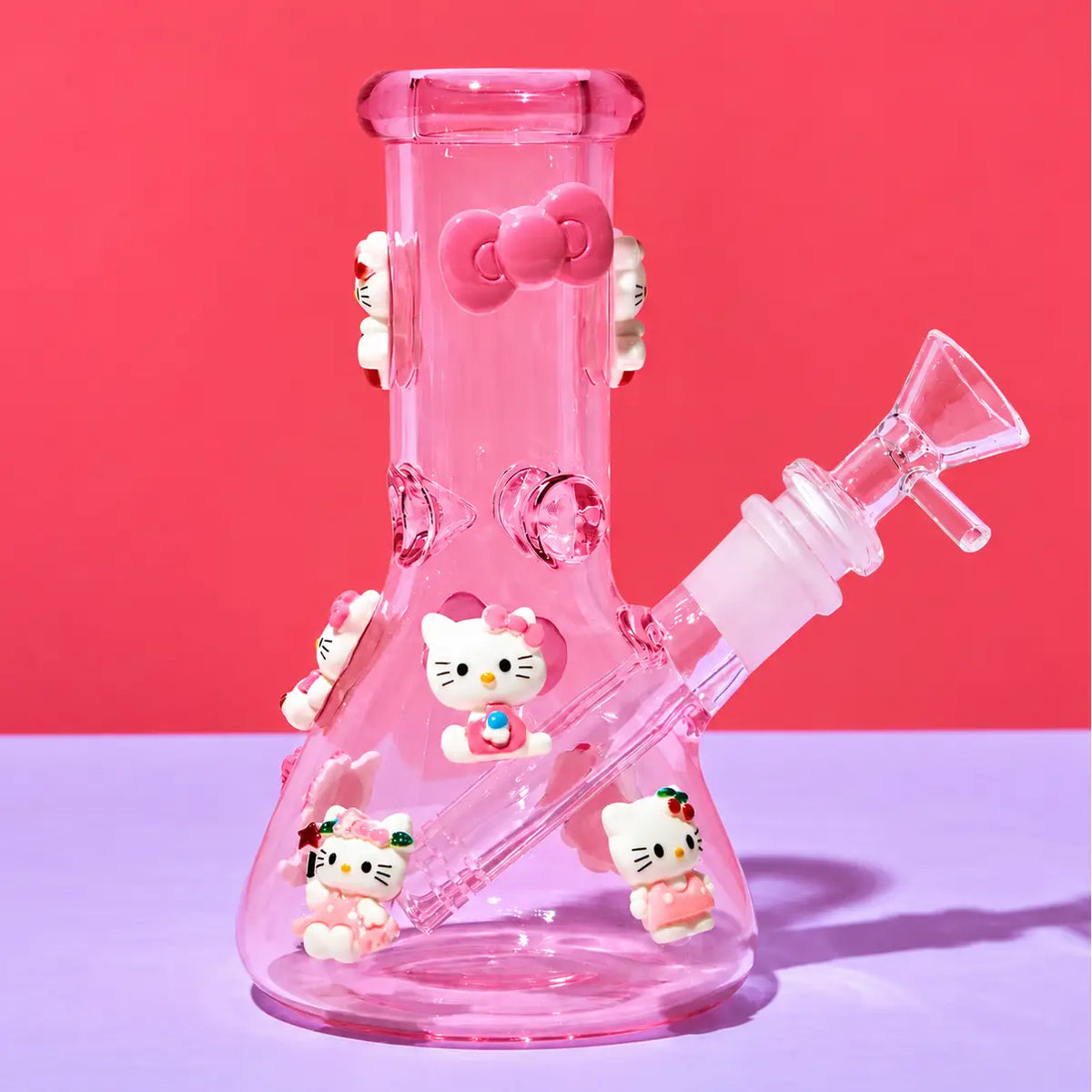 3d Hello Kitty Applique Bong | Friends Nyc Brooklyn Ny