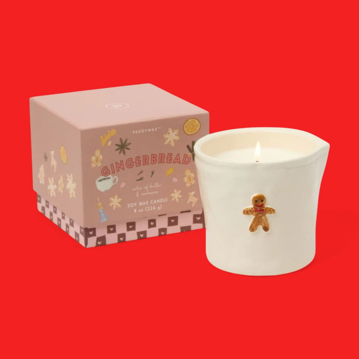 8oz Bistro Gingerbread Boxed Candle 8 Oz Candle