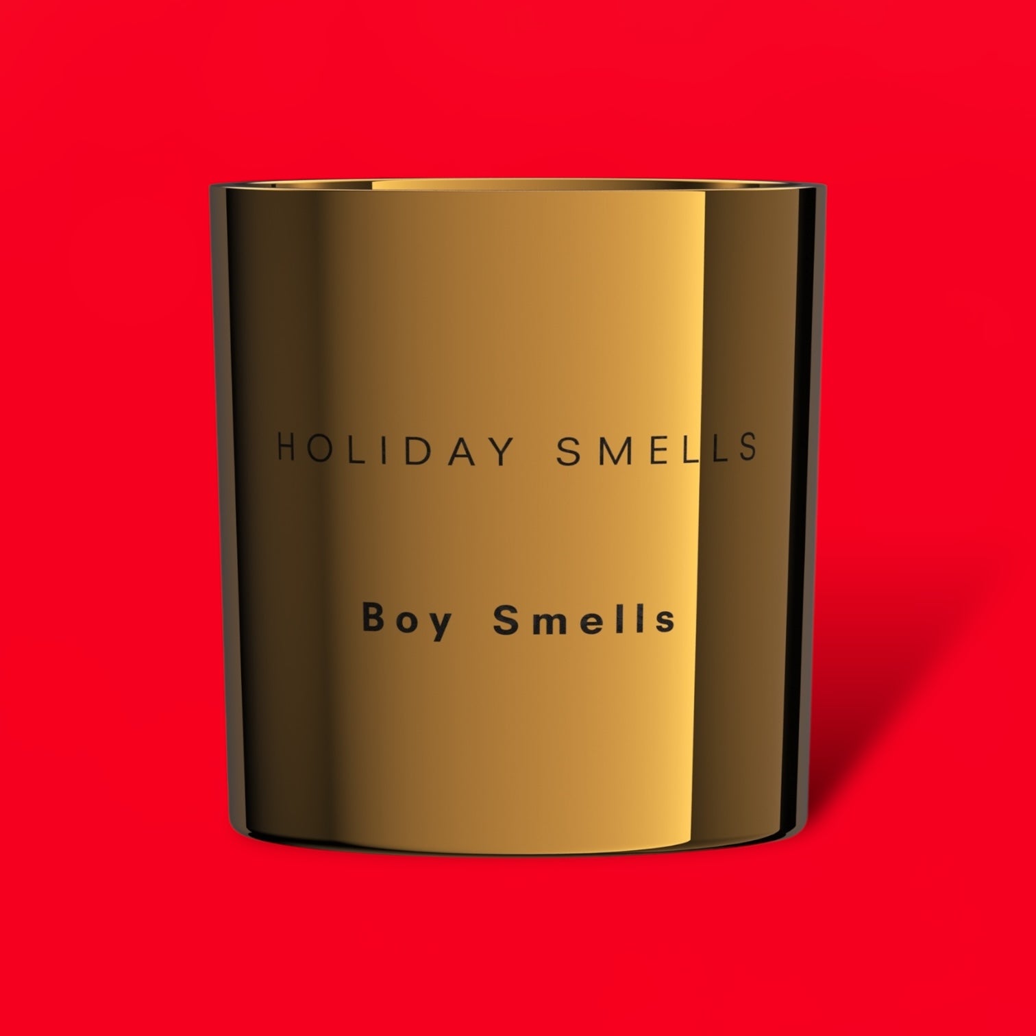 Boy Smells Holiday Candle