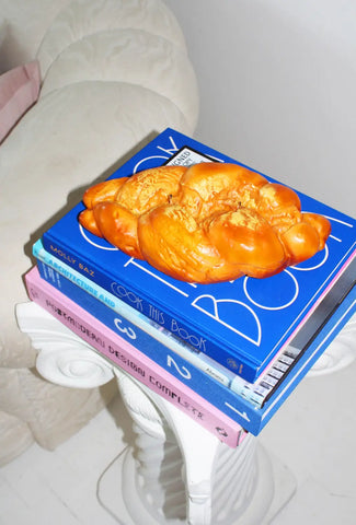 Braided Bread Challah Fake Food Candle - Unusual and Unique Candles, Dopamine Decor