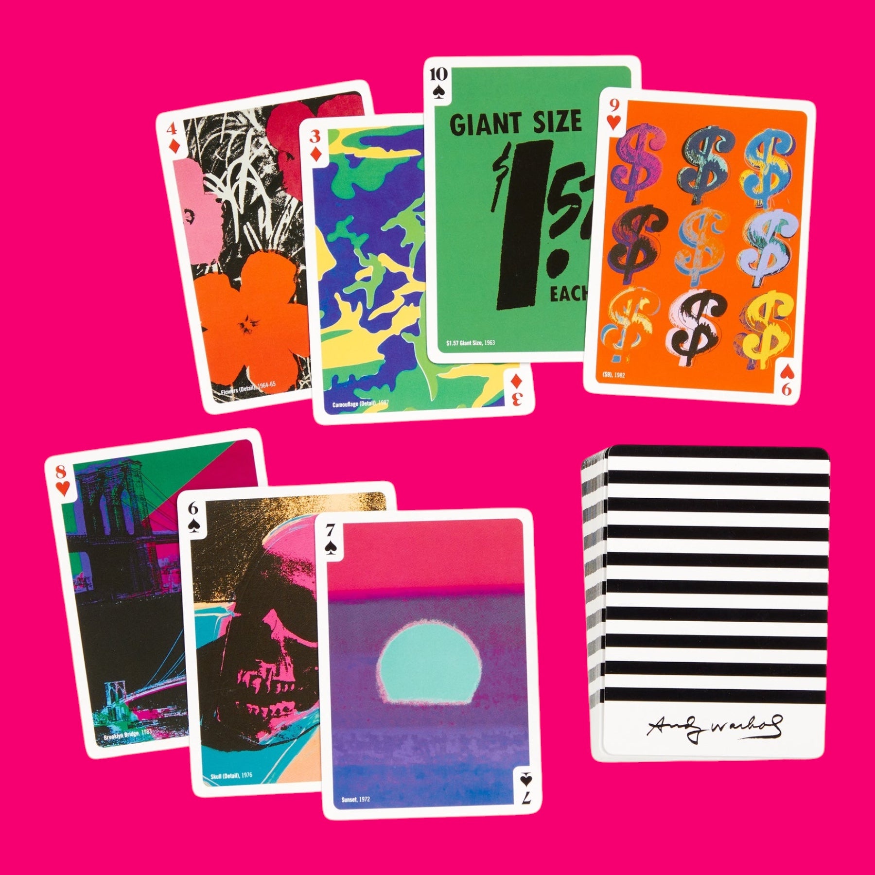 Warhol Pop Art Playing Cards | Friends Nyc Brooklyn Ny