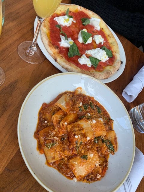 pizza and pasta