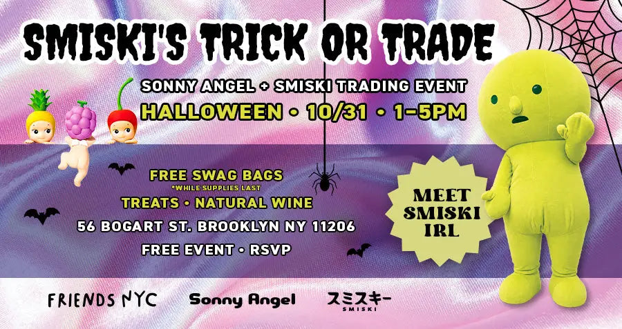 Sonny Angel & Smiski Halloween Meet-up + Trade Day –