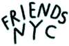 Friends NYC Handwritten Logo