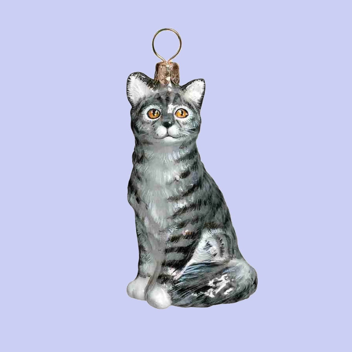 American Shorthair Gray Cat Ornament Alistairlist - Lover