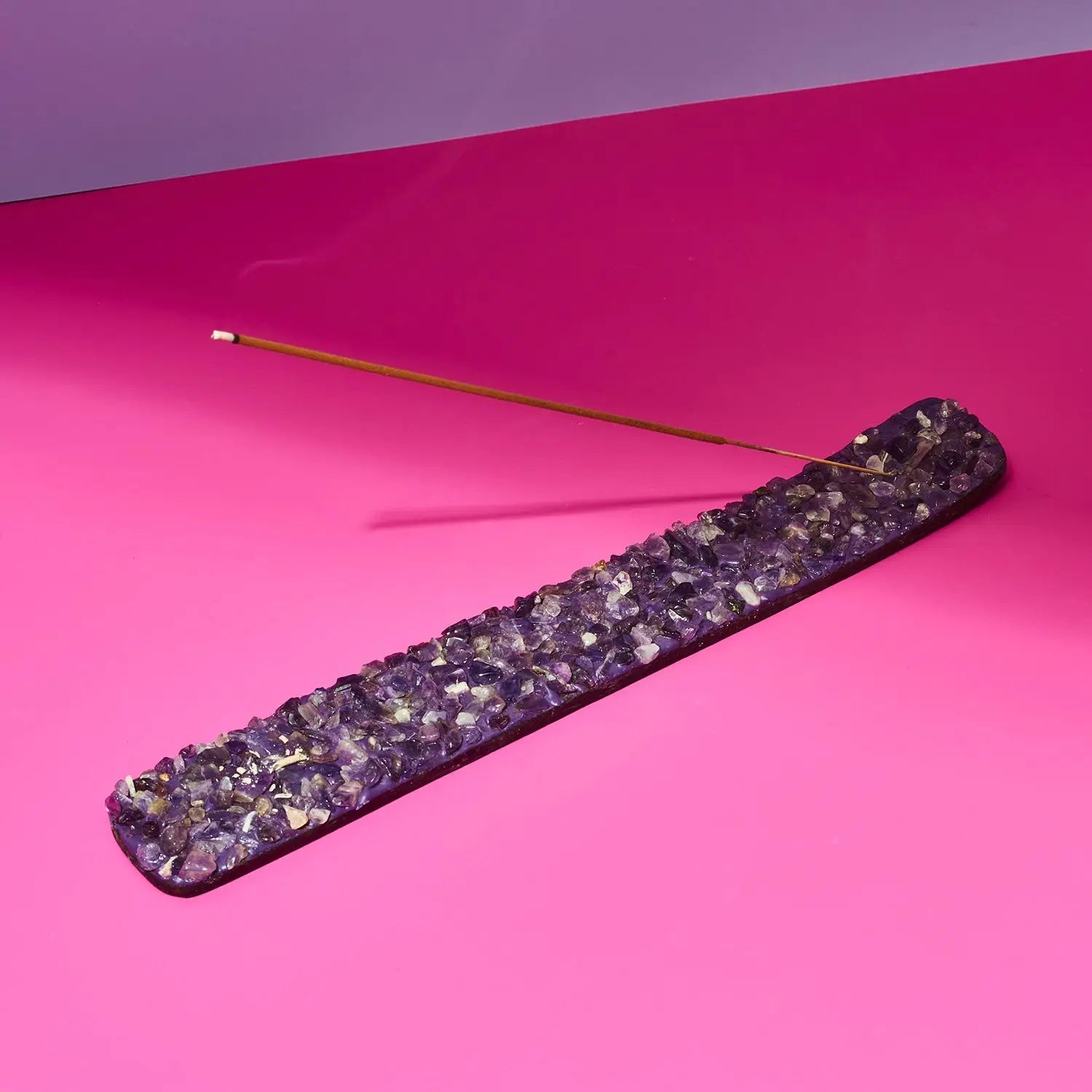 Amethyst Crystal Incense Holder | Spiritual Meditation