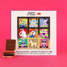 Animaux Chocolates 9 Piece Gift Set Chocolate Bar - Food