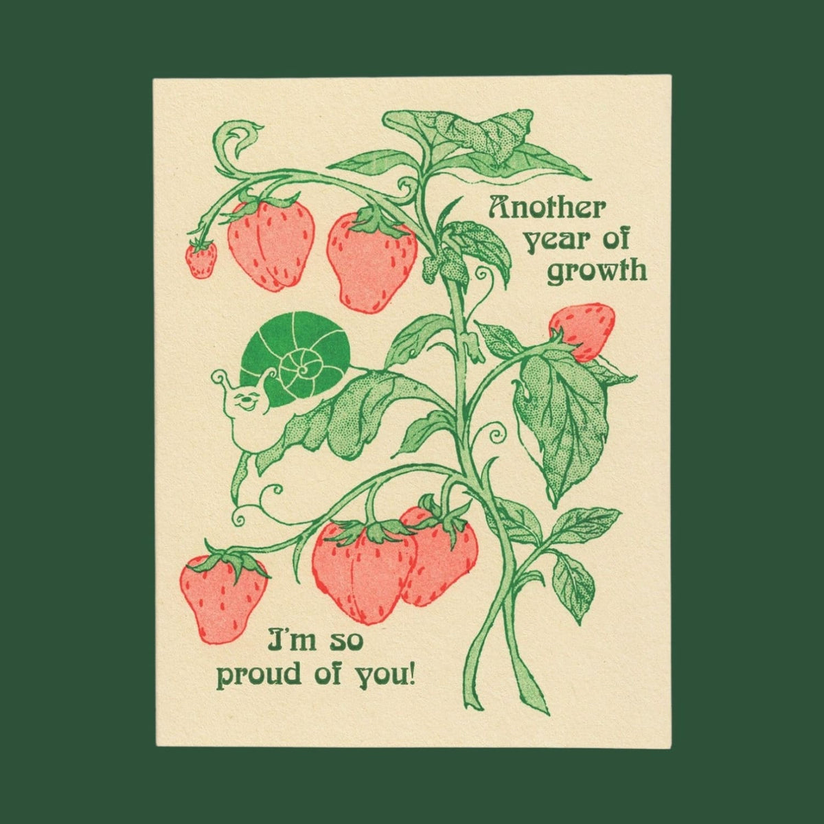 Another Year of Growth Greeting Card A2 - Birthday Card
