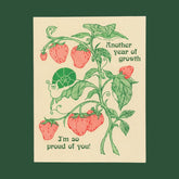 Another Year of Growth Greeting Card A2 - Birthday Card