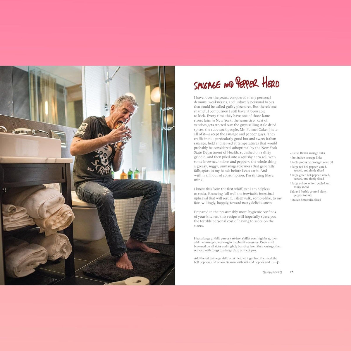 Appetites: a Cookbook By Anthony Bourdain Bourdain