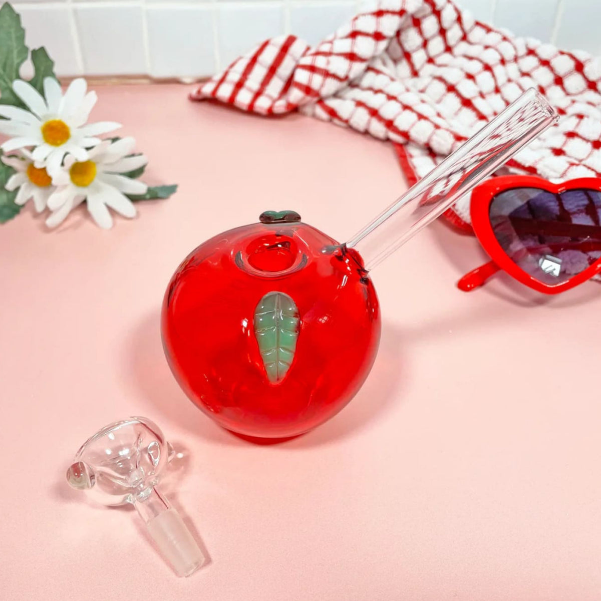 Apple Bubbler Bong Aesthetic Bong - Fake Food - Kitsch