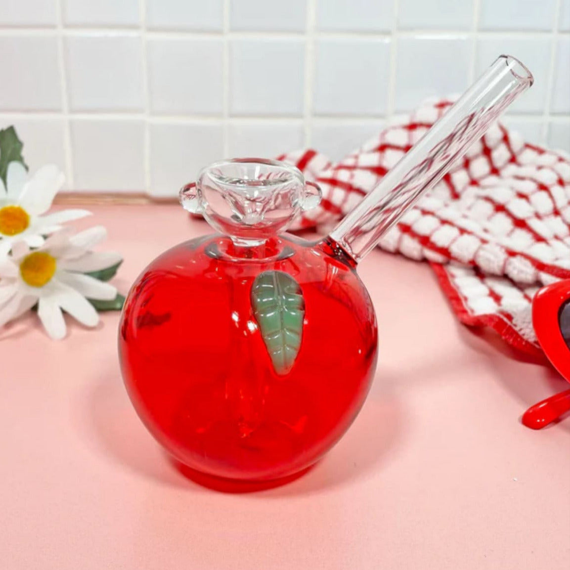 Apple Bubbler Bong Aesthetic Bong - Fake Food - Kitsch