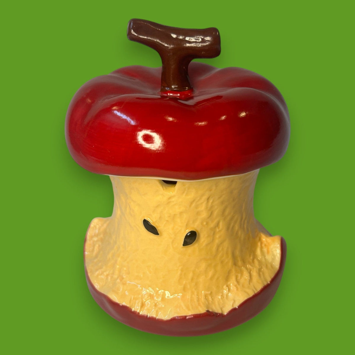 Apple Core Ashtray - Red | Ceramic Smoke Accessories